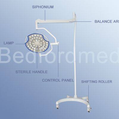 Portable Hospital Surgical Light LED Operating Lamp 500 With Battery photo-2