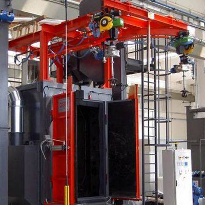 Easy Use Steel Plate Surface Cleaning Hook Shot Blasting Machine for Descaling of Steel Structures