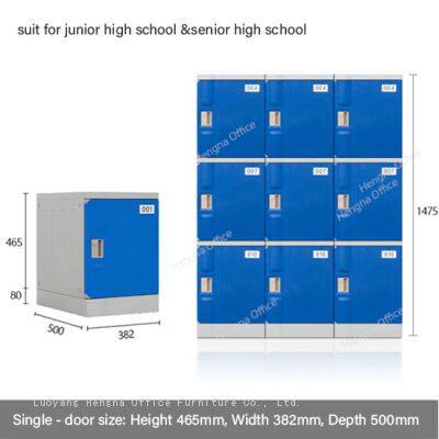 Lightweight ABS Plastic Student Lockers for Primary & Middle Schools - Durable Safe Storage Cabinet With Soft Corner Protection
