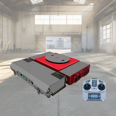 Remote Control Electric Tank Trolley Cargo Moving Skates Equipment