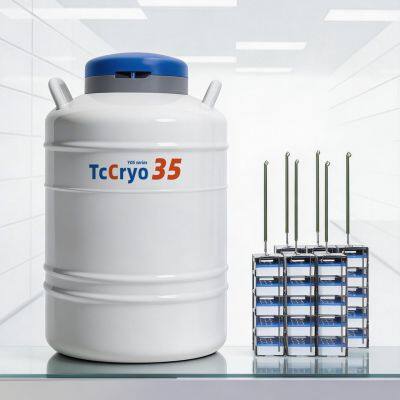 Honduras 35L Laboratory TcCryo Dewar Flask Liquid Nitrogen Sample Preservation Container for Sale