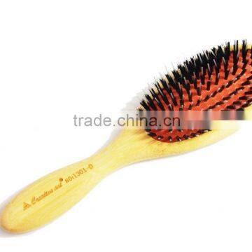 Eco-friendly Bamboo hair Brush Wholesale with boar bristle pin                        
                                                Quality Choice