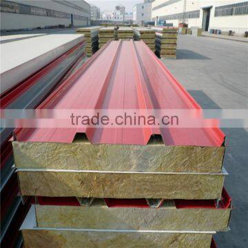 Metal Panel Material and rock wool sandwich panel second hand