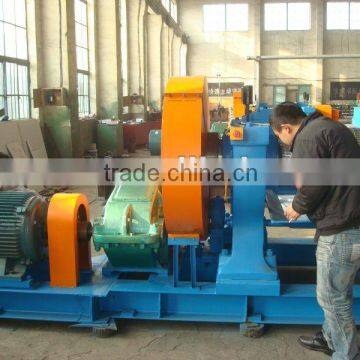 rubber crusher in the whole waste tyre recycling production line and reclaimed rubber production line