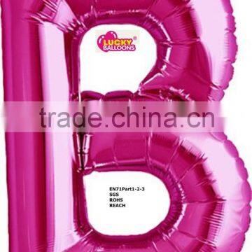 New product balloon letters name in pink for party supplies                        
                                                                                Supplier's Choice