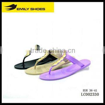 fashion women' shoe lady's summer PVC jelly shoe