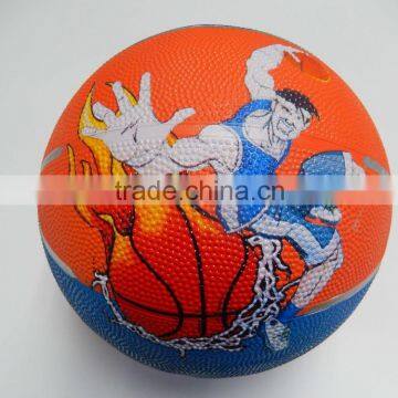 Customized Offical Cheap Rubber Basketball Size 7 for Promotion