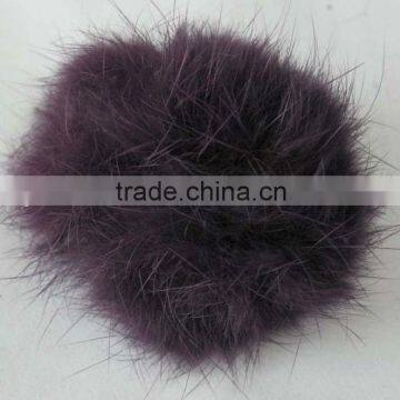 PURPLE WINE COLOR Fur Balls, Sewing Notion, Pom Poms