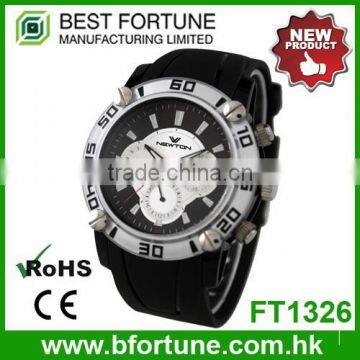 FT1326 Best Quality Stainless Steel Case Back pc Quartz Watch