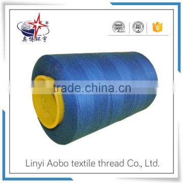 Blue serger sewing thread for jeans