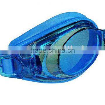 mirror coated swimming goggles