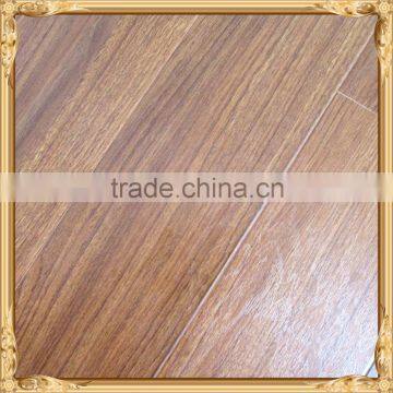 any room to install handscraped with oak real wood grain surface 12mm lamiante flooring