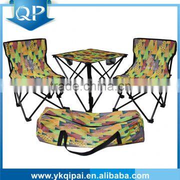 Camping set for small size (2pcs of small stool, 1pcs of table and 1pcs of out bag)