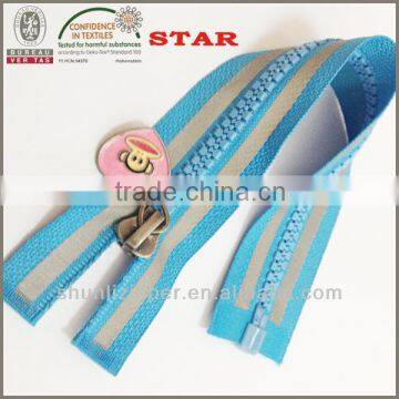 reflective tape plastic zipper