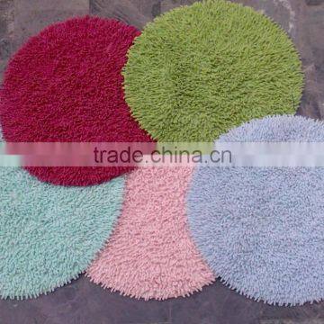 100% Cotton round & square Bath Rugs