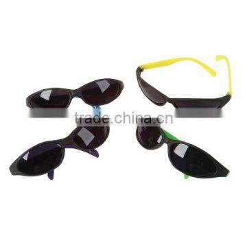 2015 cheap custom design Neon sunglasses with FDA CE for promotion