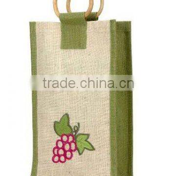 White and Green Bottle bag