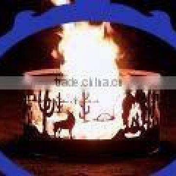 36" Deer Logo Fire Rings