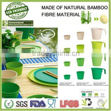 tea biodegradable bamboo fiber water cup with a handle,bamboo fiber mug