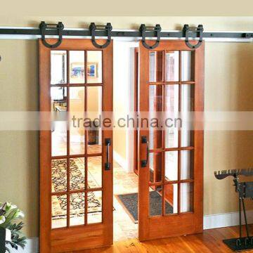 2016 Hot sale sliding wardrobe wooden door double roller system