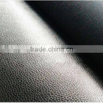 giant pebble grain polyester pvc artificial leather for shoes cars sofa