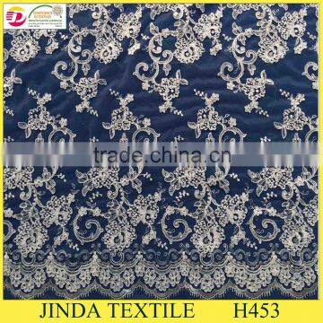 Hot Selling High Quality Wedding Lace Fabric For Wedding Gown photo-5