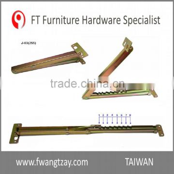 Taiwan Hardware 8 Position Lift up Industrial Furniture Adjustable Angle Door Desk Table Bed Sofa Metal Ratchet Angle Hinge