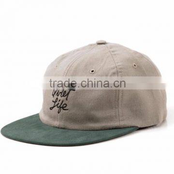 Small order custom wholesale blank cotton twill snapback cap blank snapback