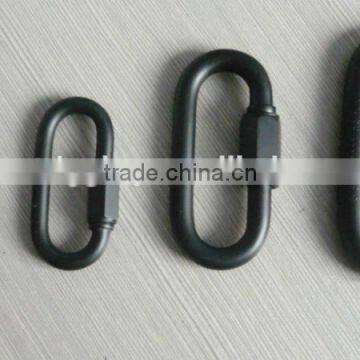 Metal Black Spray-paint Quick Link for Handbag Karabiner Rigging Hardwar Manufacturer photo-6