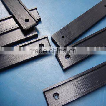 Custom cnc machined plastic guide rail uhmwpe material for linear guide rail