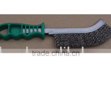 Scratch Steel Wire Brush With Plastic Handle