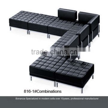 816-1# modern design sofa configuration, leather sofa configuration for living room for living room