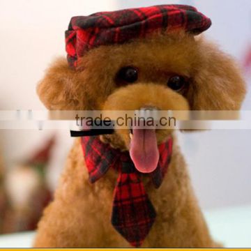 dog tie and hat luxury pet accessories