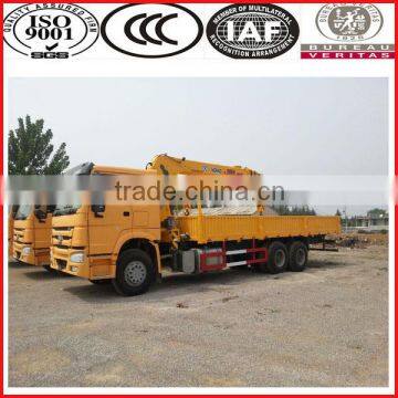 Factory supplying sinotruk howo Crane Mounted Truck For Sale