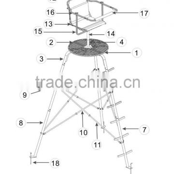 10FT TRIPOD FREESTAND TD-1002