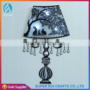 Beautiful and newest 3D removable wall sticker with LED lamp