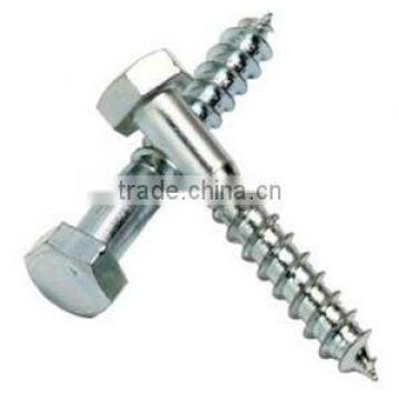 Custom machined full body woodscrew