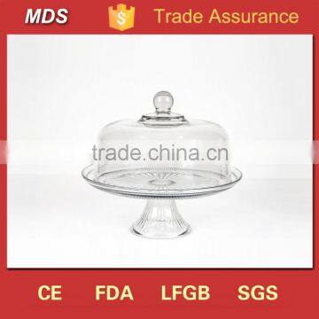 Home Gifts Handmade Clear Glass Dome Cake Cover photo-2
