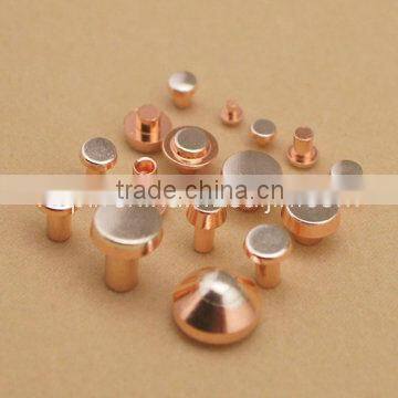 Manufacture electrical silver contact