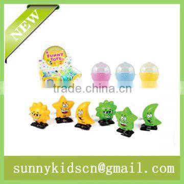 Latest new wind up toy wind up star capsule toy