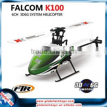 WLTOYS XK K100-B BNF 6CH 3D and 6G mode flybarless rc single blade helicopter