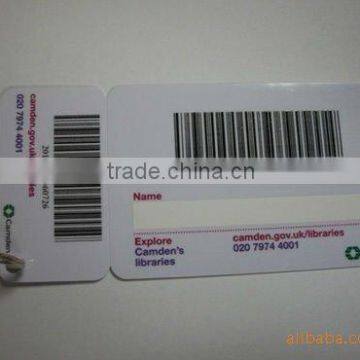 Plastic PVC Combo Barcode Membership Card