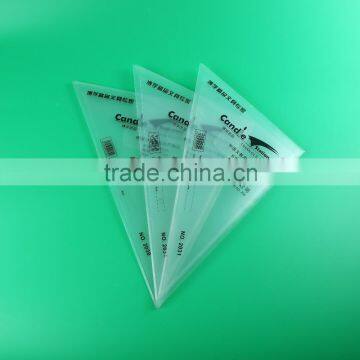 factory selling triangle shaped transparent pp file storage box, clear a4 plastic file box, box file clip