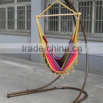 Moon metal swing hammock chair stand