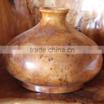 Fashionable and Attractive Wooden Root Carving Flower Vase photo-2