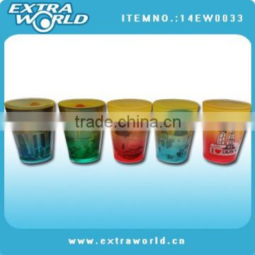 Hot Selling Colorful highquality handpainted shot glass