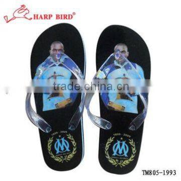 2013 new disposable men's printed flip flops