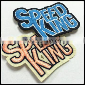 Unique 3D Round Embroidery Custom Patch Colorful Patch Custom Speed King