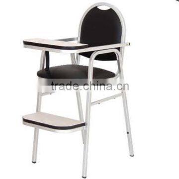 high metal baby chair for restaurant