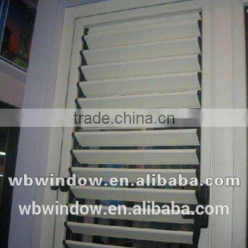 Foshan factory LG brand UPVC fixed shutter window